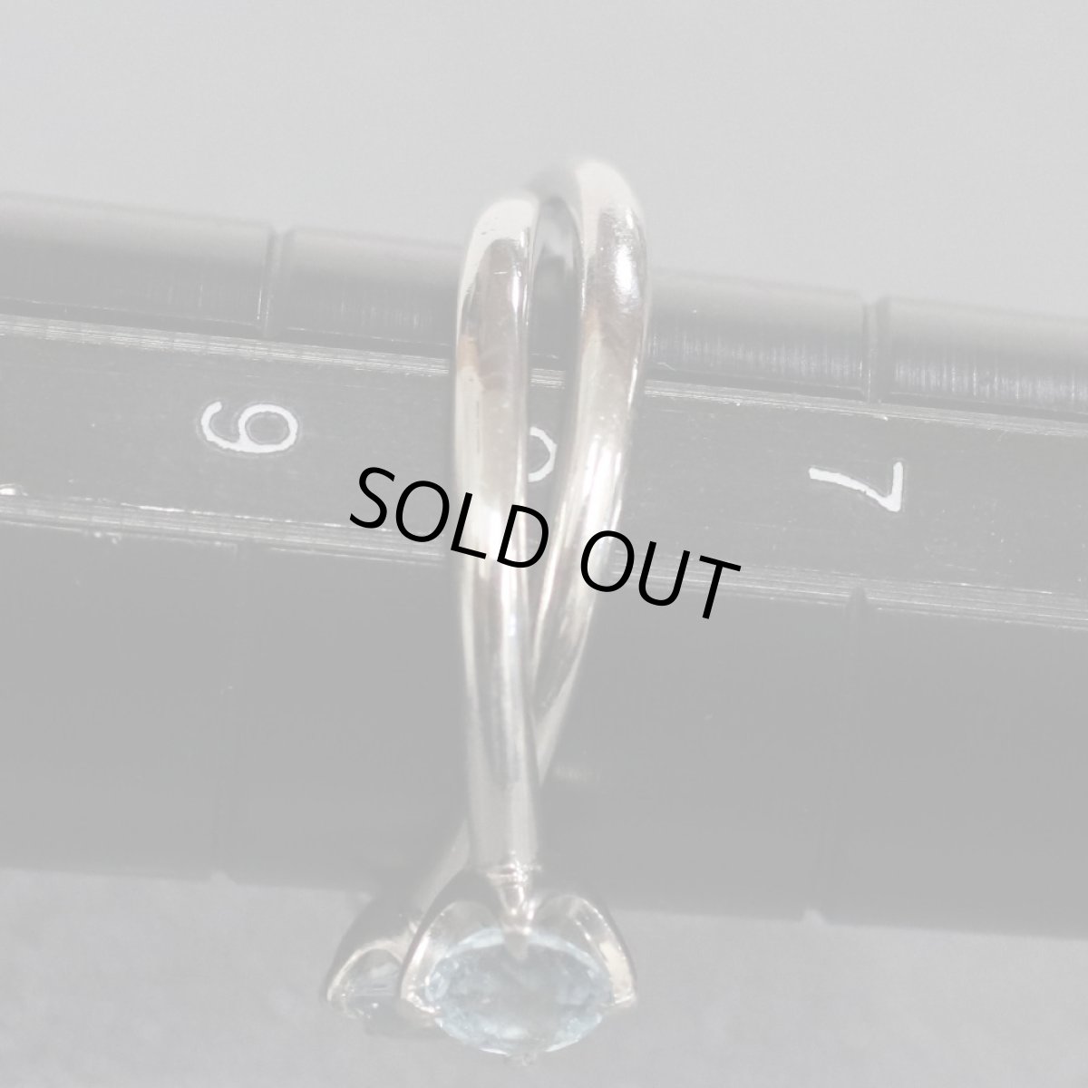 画像7: ヨンドシー Pt950アクアマリンリング 二連 #8 5.1g (7)