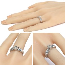 画像10: 檜佐賢治 K18WGダイヤモンドリング D0.50 5.6g #12 (10)