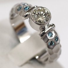 画像4: 檜佐賢治 K18WGダイヤモンドリング D0.50 5.6g #12 (4)