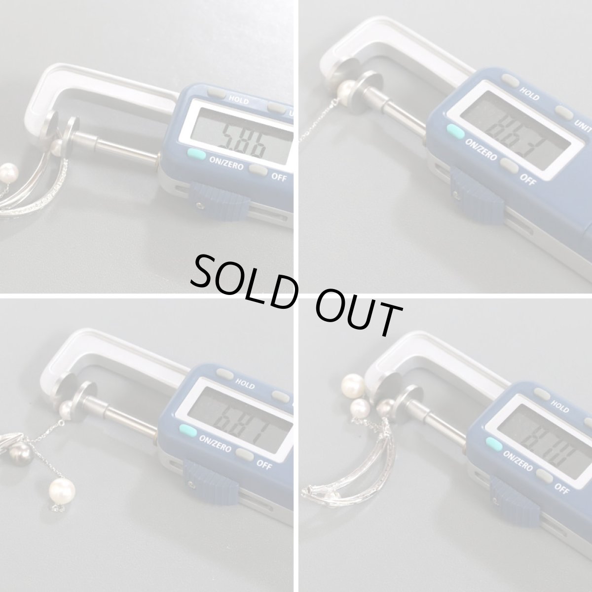 画像8: K18WGパールブローチ D0.19 8.8g (8)