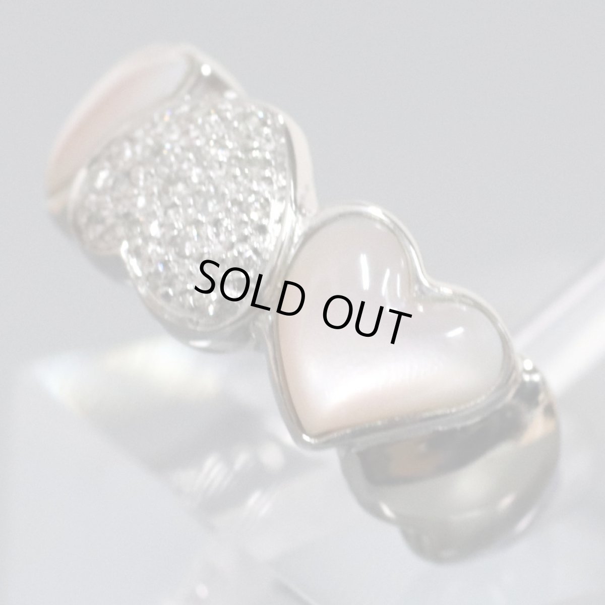 画像2: K18WGシェルリング D0.11 #13 6.8g (2)