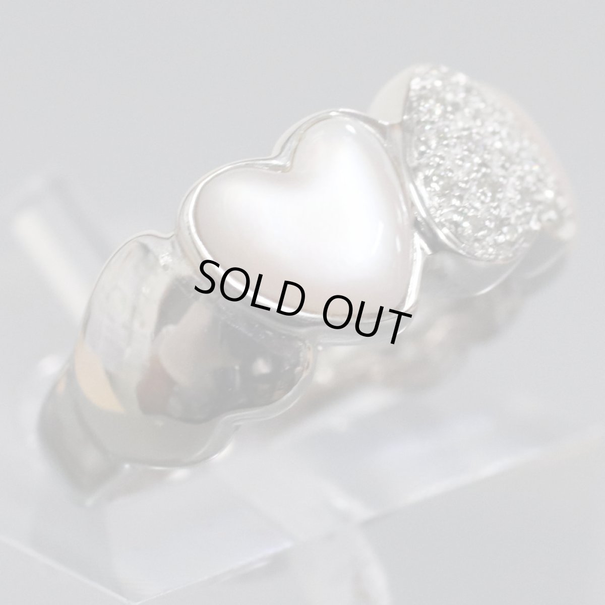 画像3: K18WGシェルリング D0.11 #13 6.8g (3)