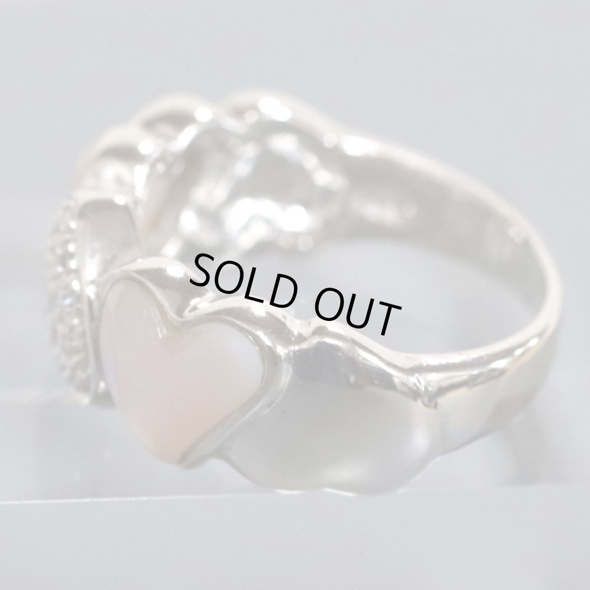 画像5: K18WGシェルリング D0.11 #13 6.8g (5)