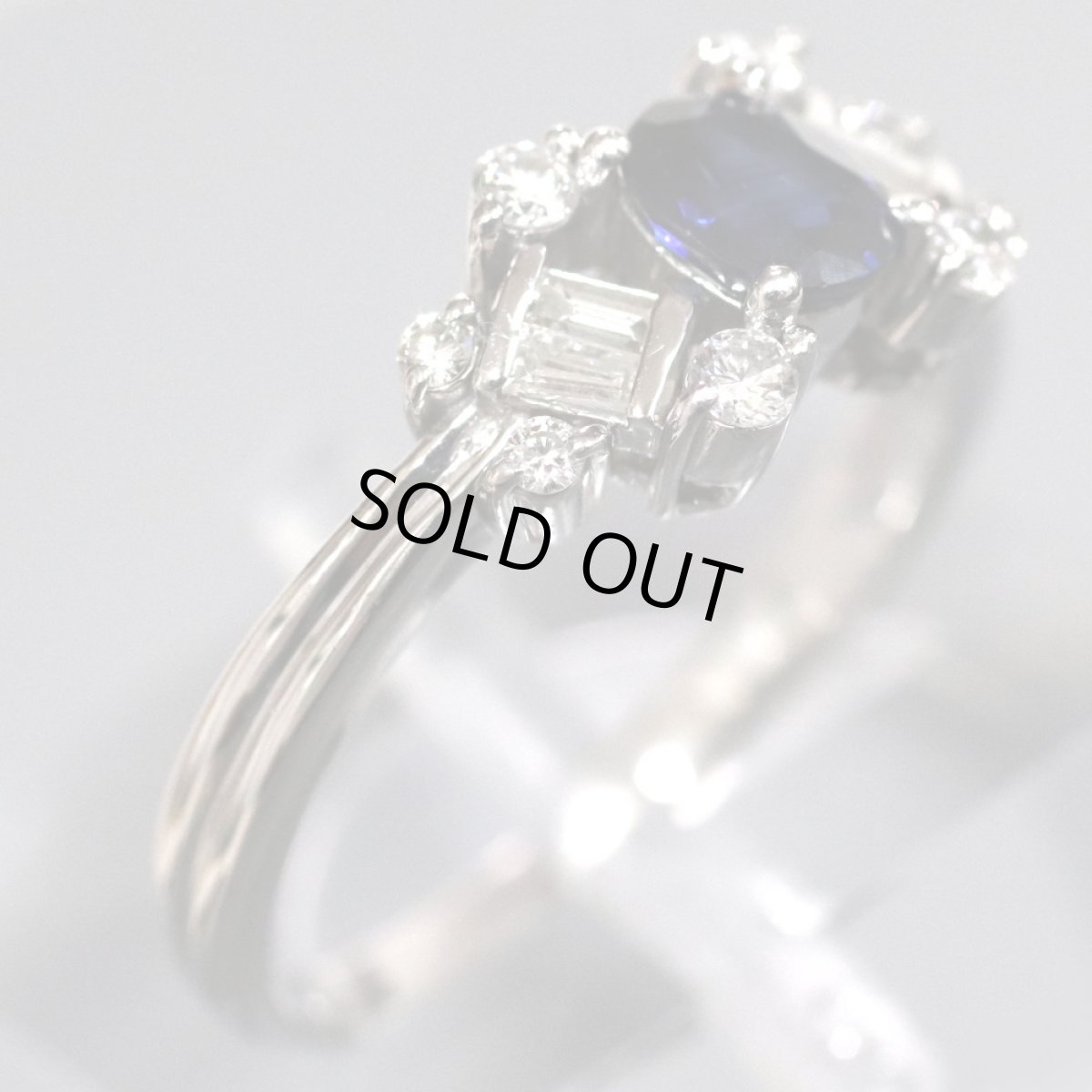 画像2: Pt900リング S0.81 D0.39 #20 6.6g (2)