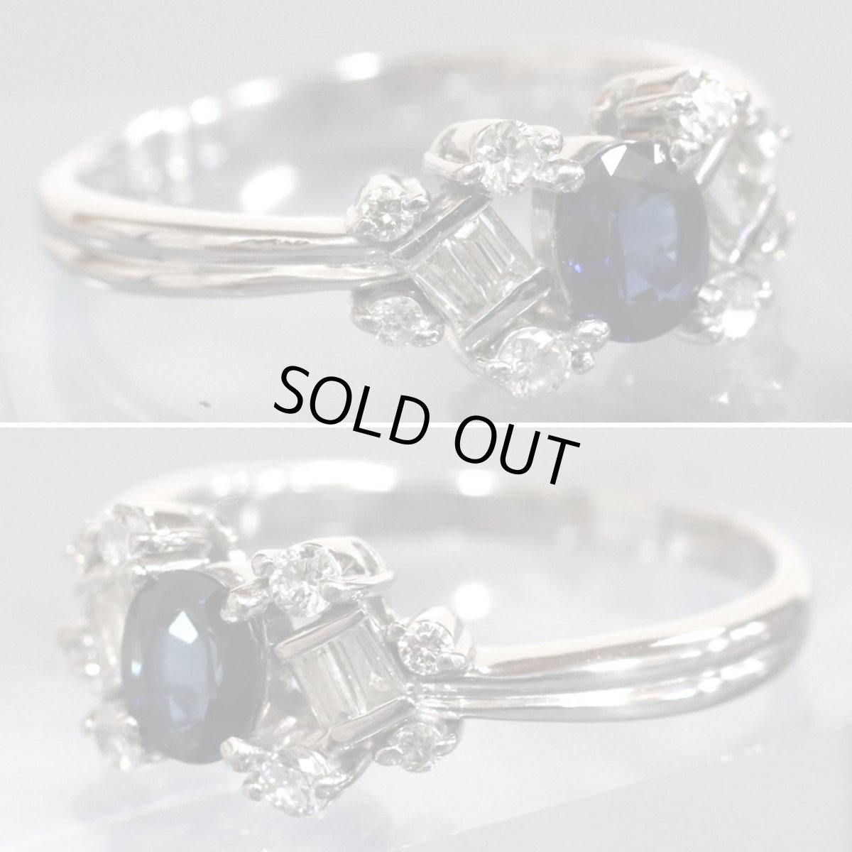 画像5: Pt900リング S0.81 D0.39 #20 6.6g (5)