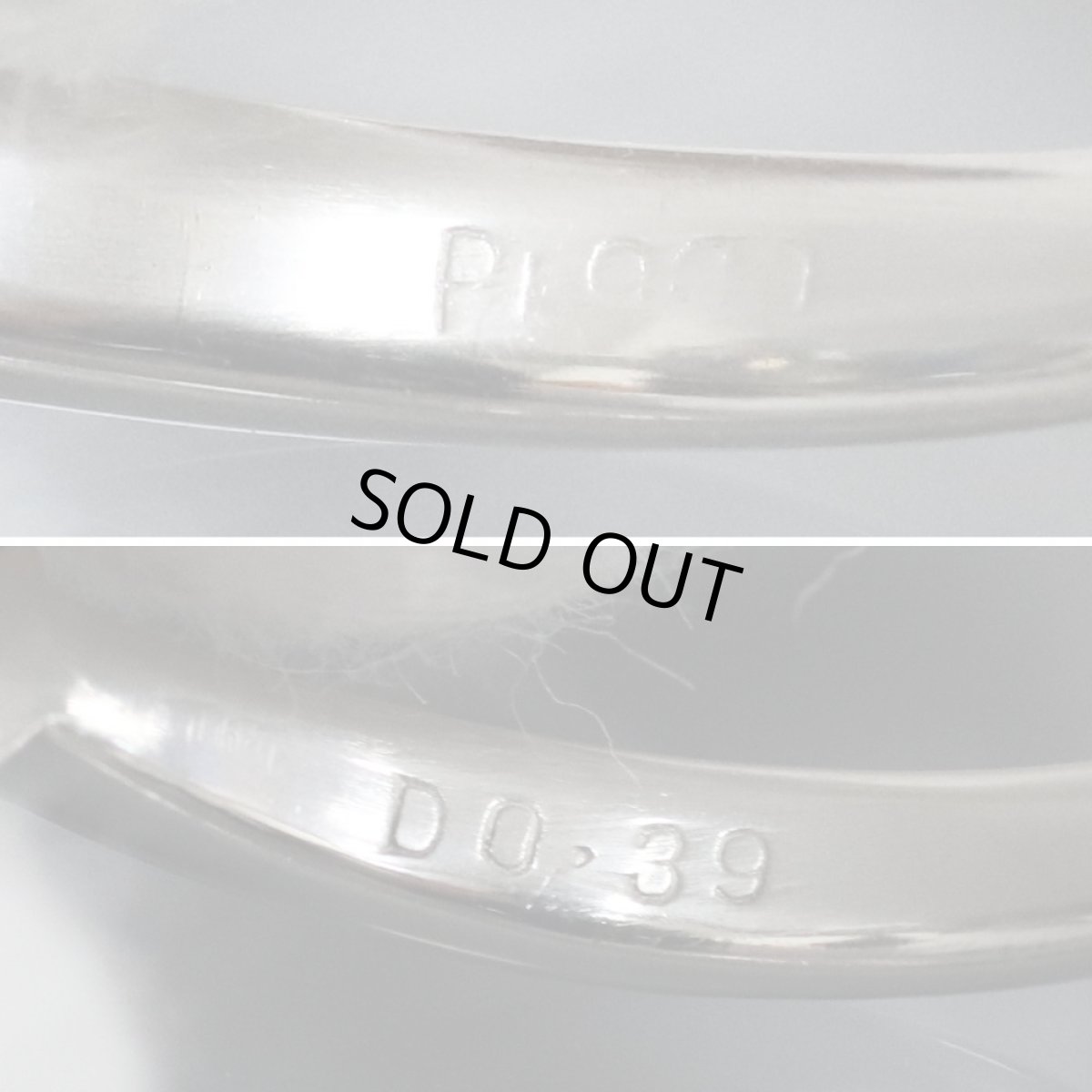 画像7: Pt900リング S0.81 D0.39 #20 6.6g (7)