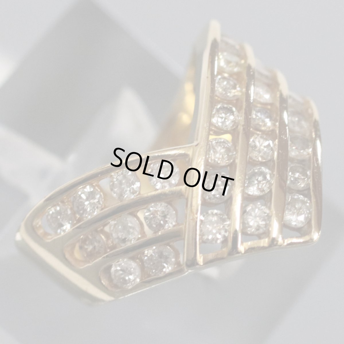 画像3: K18ダイヤモンドリング D1.00 #13 5.7g (3)