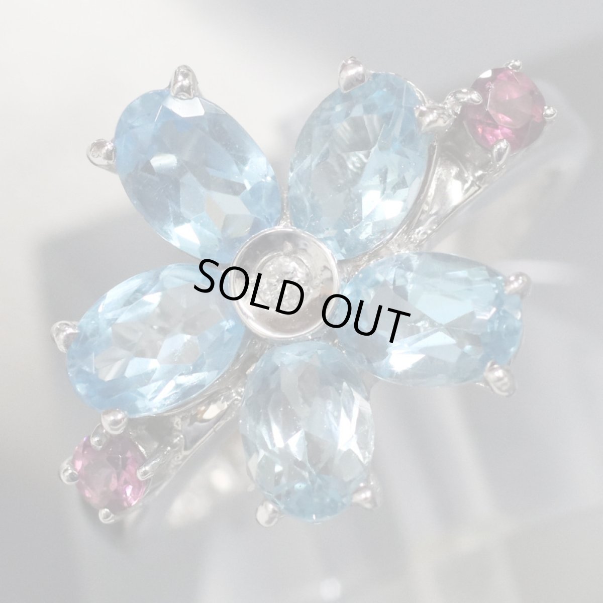 画像3: K18WGブルートパーズリング BT3.20 D0.02 #12 5.2g (3)