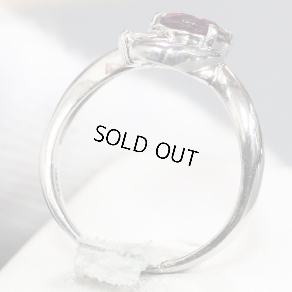 画像6: Pt900アルマンダイトガーネットリング D0.05 #11 5.0g (6)