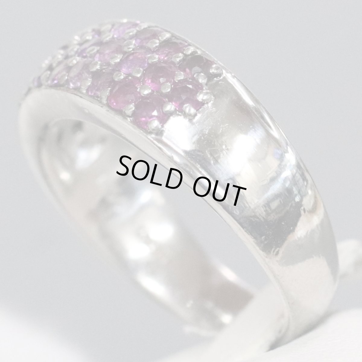 画像4: Pt900ルビーリング サファイア 1.50 #18 11.2g (4)