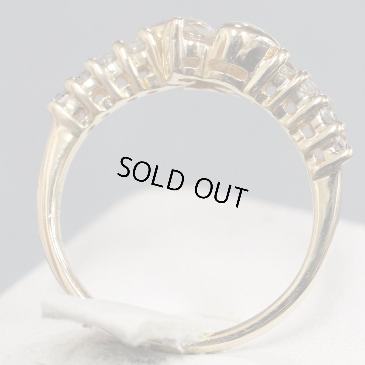 画像4: K18ダイヤモンドリング D0.47 #11 4.1g (4)