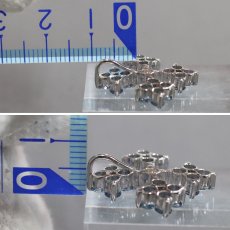 画像8: K18WGアクアマリンダイヤモンドペンダントトップ 2.6g 花 ソーティング付き (8)