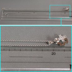 画像9: K18WGダイヤモンドクロスペンダント D0.15 4g (9)