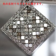 画像6: K18WGダイヤモンドペンダント D2.10 9.6g (6)