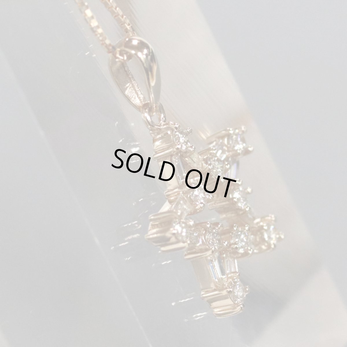 画像3: K18ダイヤモンドペンダント D0.56 3.9g スターモチーフ (3)