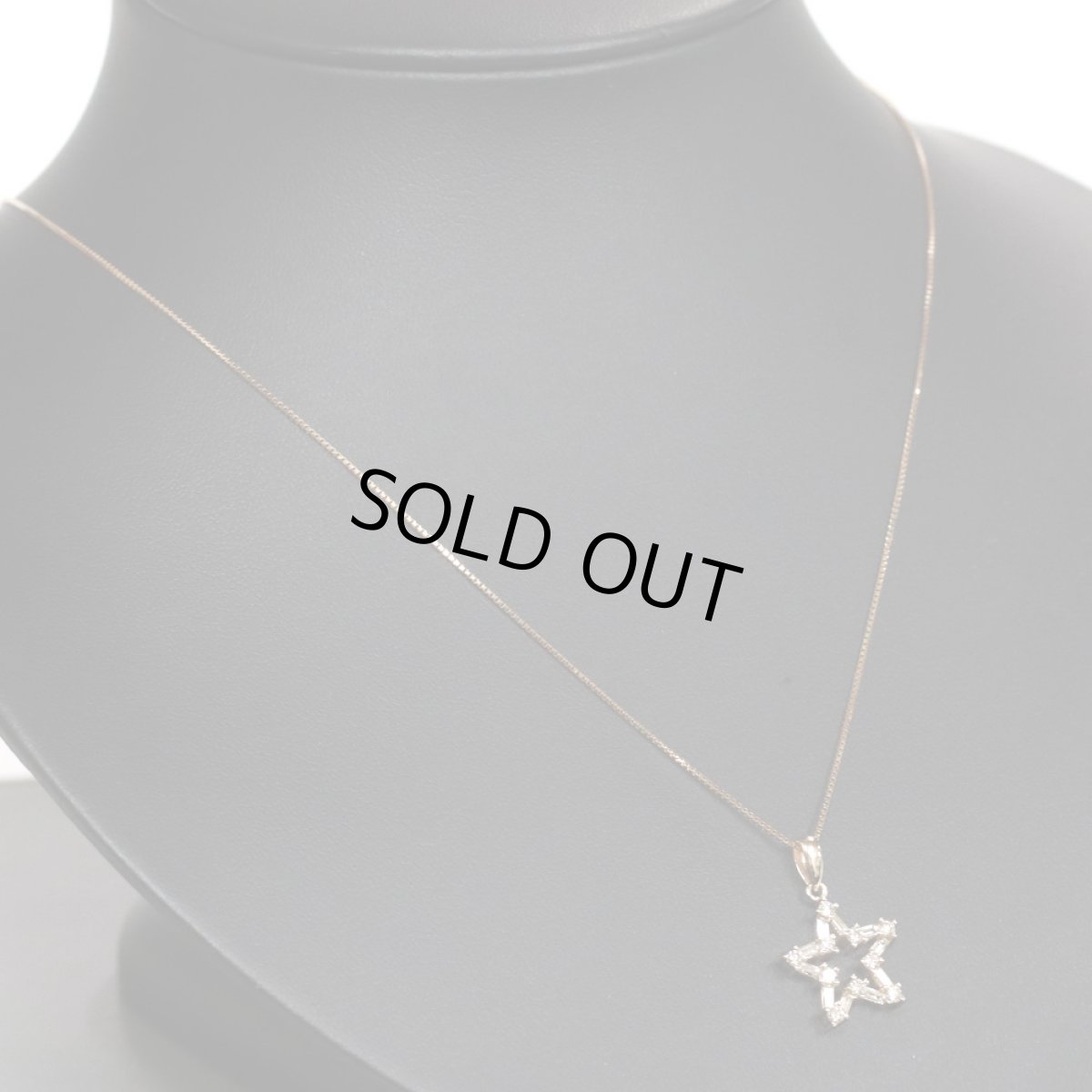 画像6: K18ダイヤモンドペンダント D0.56 3.9g スターモチーフ (6)