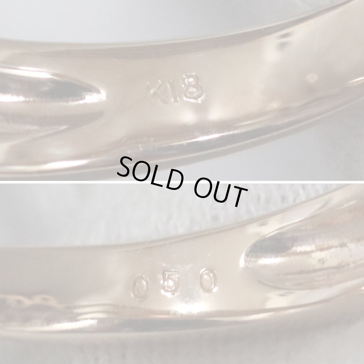 画像7: K18ダイヤモンドリング D0.50 4.7g #12 フラワーモチーフ ピンクゴールド (7)