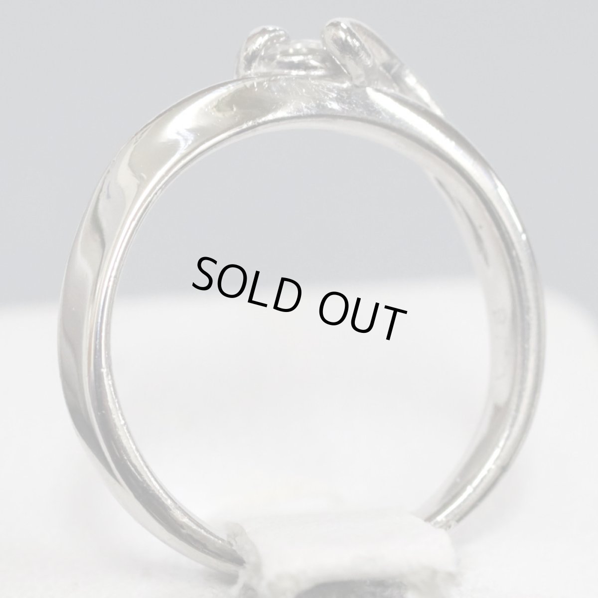 画像4: Pt900ダイヤモンドリング D0.18 3.6g #7 (4)