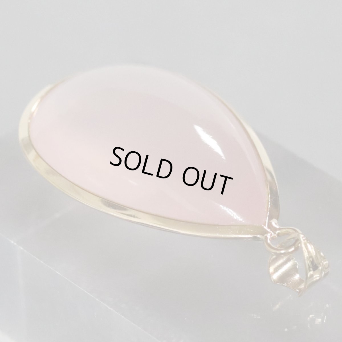 画像4: K18ローズクォーツペンダントトップ 5.6g (4)