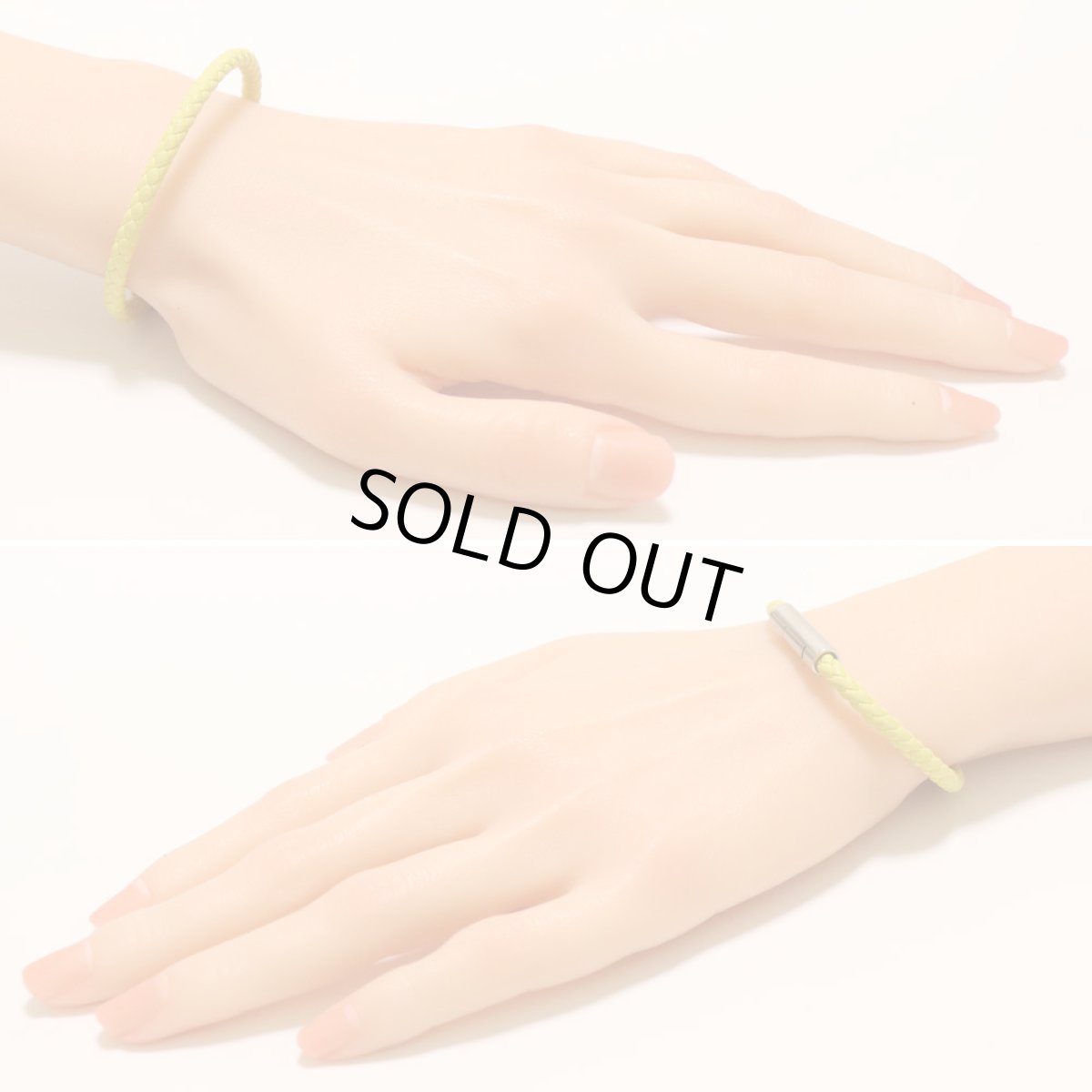 画像8: エルメス レザーブレスレット ゴリアテ ヴォースイフト/イエロー系 (8)