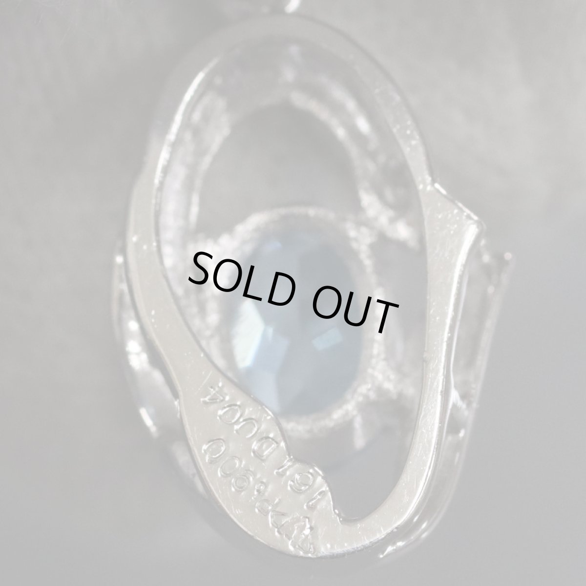 画像5: Pt900ブルートパーズペンダントトップ BT1.61 D0.04 4.6g (5)