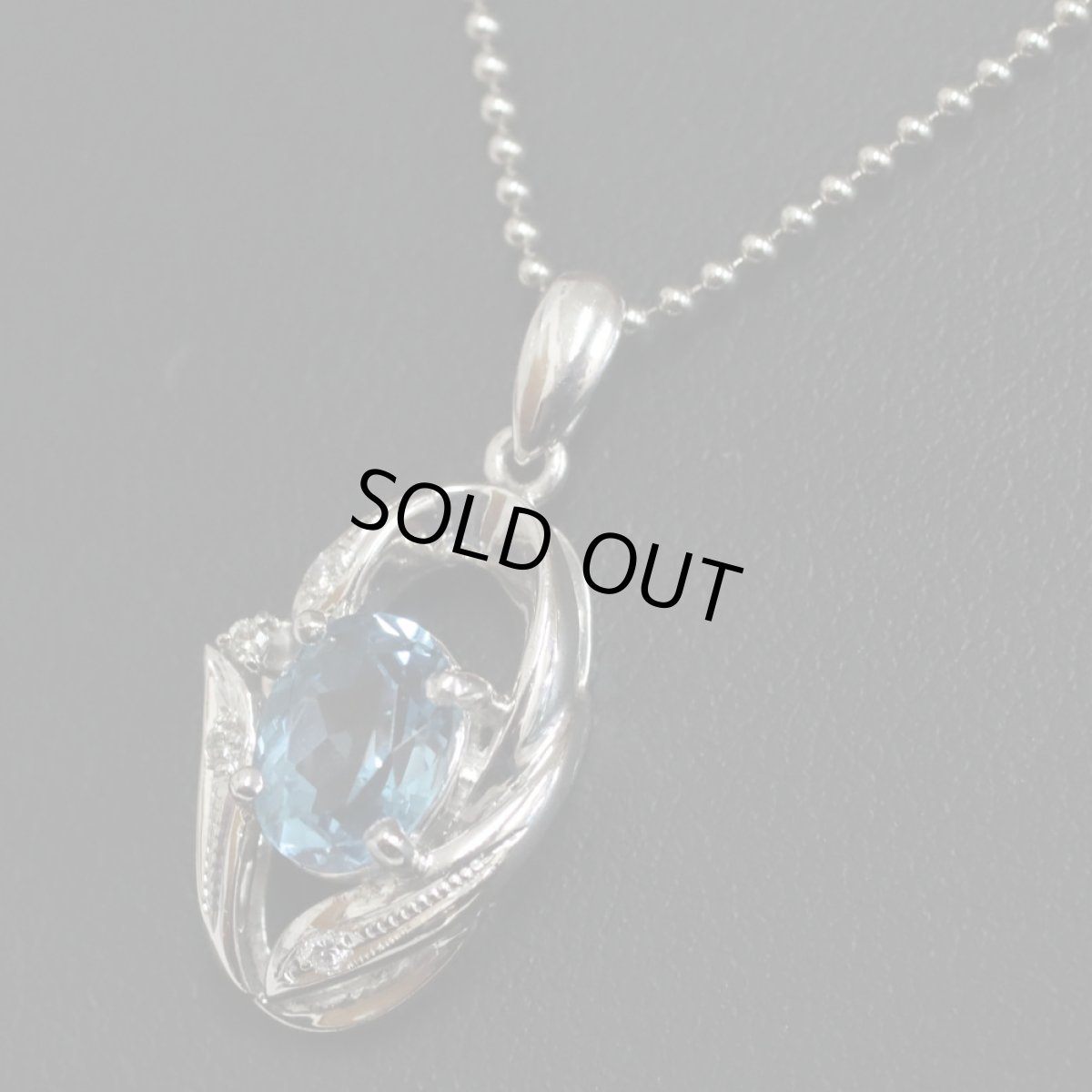 画像7: Pt900ブルートパーズペンダントトップ BT1.61 D0.04 4.6g (7)