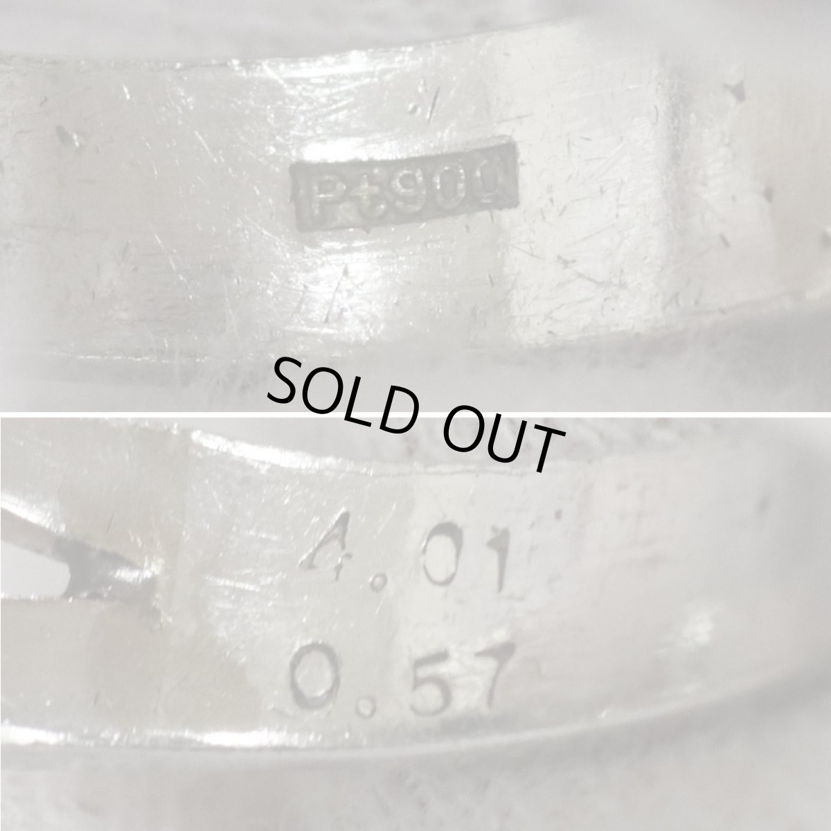 画像8: Pt900グリーントルマリンキャッツアイリング T4.01 D0.57 8.3g #14.5 (8)