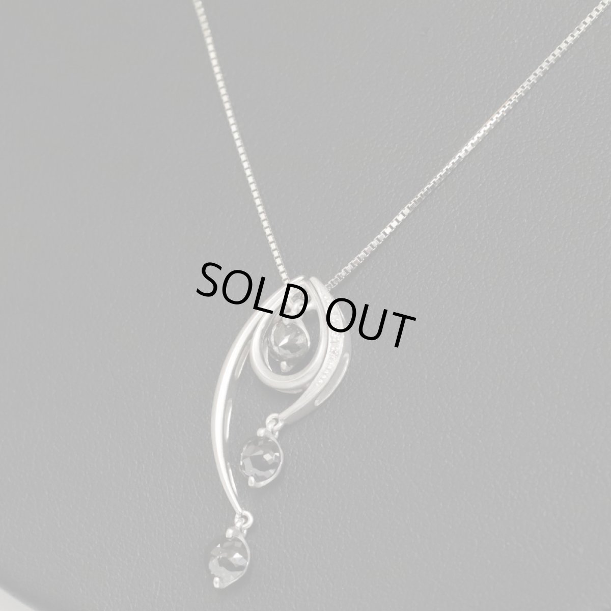 画像7: K18WGブラックダイヤモンドペンダント BkD1.00 D0.02 5.2g (7)