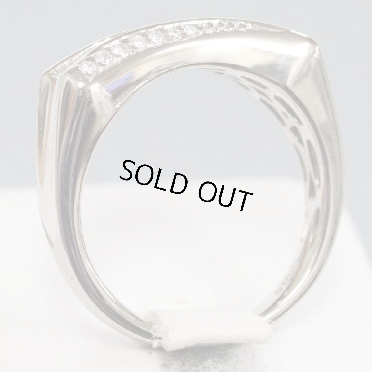 画像4: K18WGダイヤモンドリング D0.38 6.1g #13.5 (4)