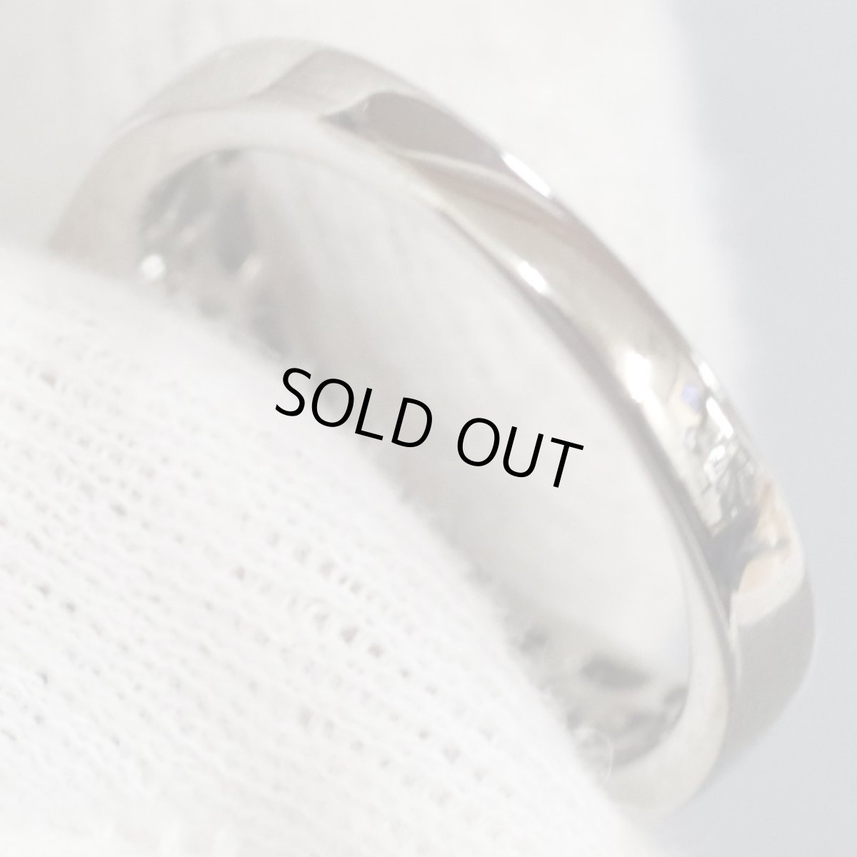 画像5: K18WGダイヤモンドリング D0.38 6.1g #13.5 (5)