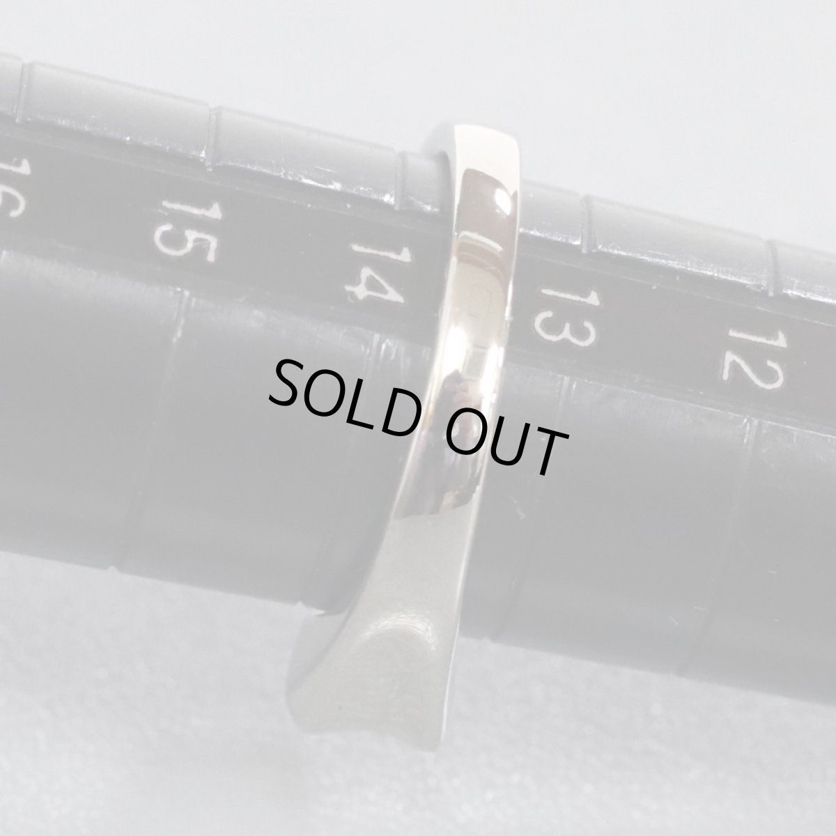 画像7: K18WGダイヤモンドリング D0.38 6.1g #13.5 (7)