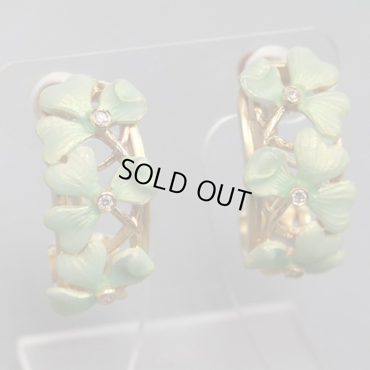 画像1: マリエラ K18イヤリング 13.9g (1)