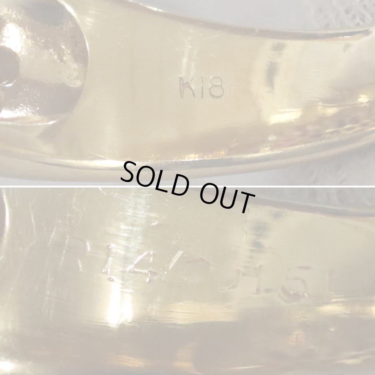 画像6: K18ルビーダイヤモンドリング R1.46 D1.51 11.4g #14 (6)