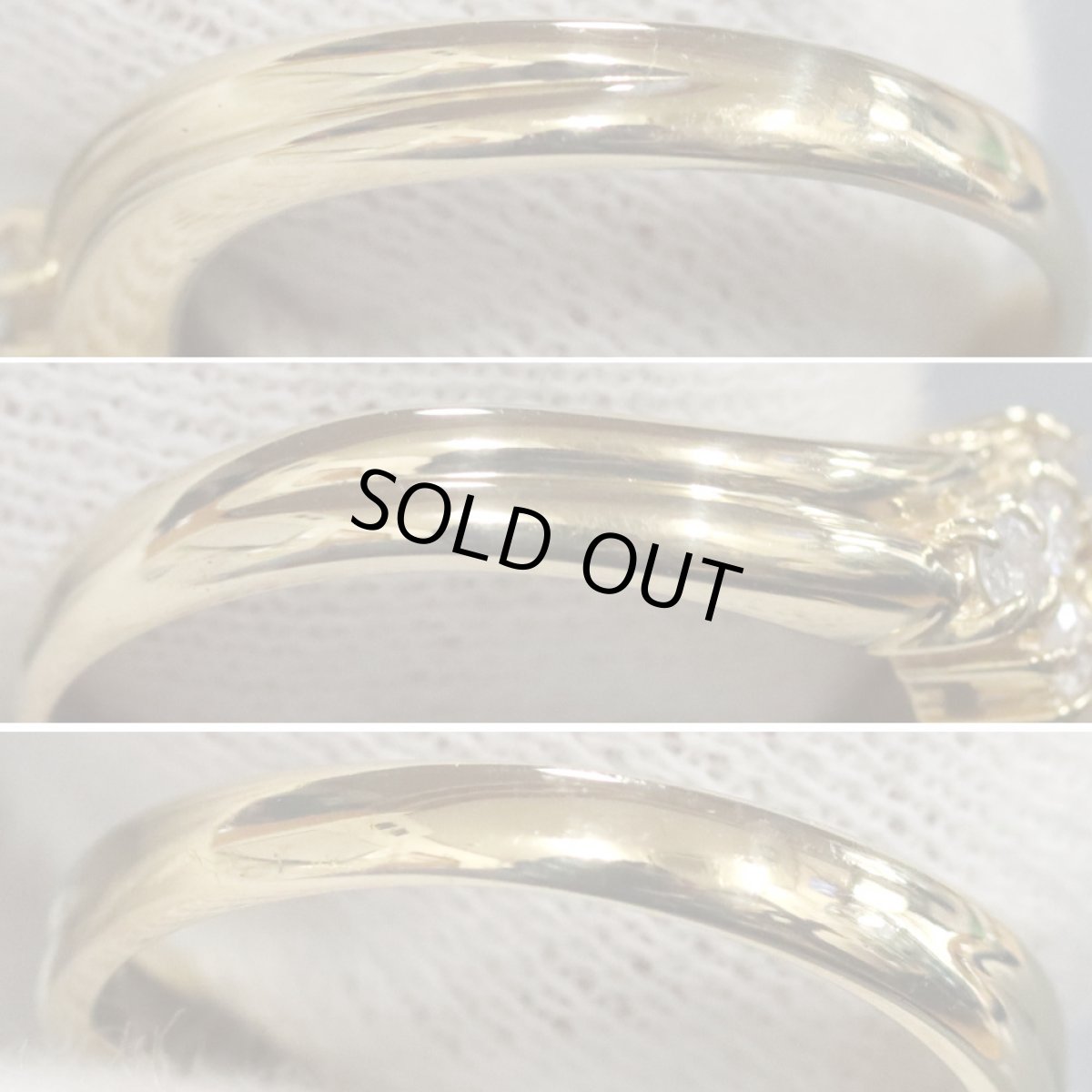 画像5: K18ダイヤモンドリング D0.34 4.0g #11 (5)