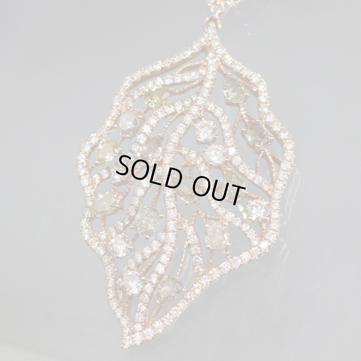 画像3: K18PGダイヤモンドペンダントトップ D3.07 6.6g (3)