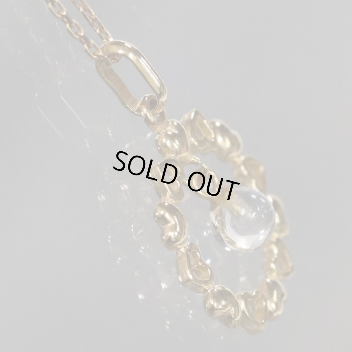 画像3: K18ムーンストーンペンダント 2.5g (3)