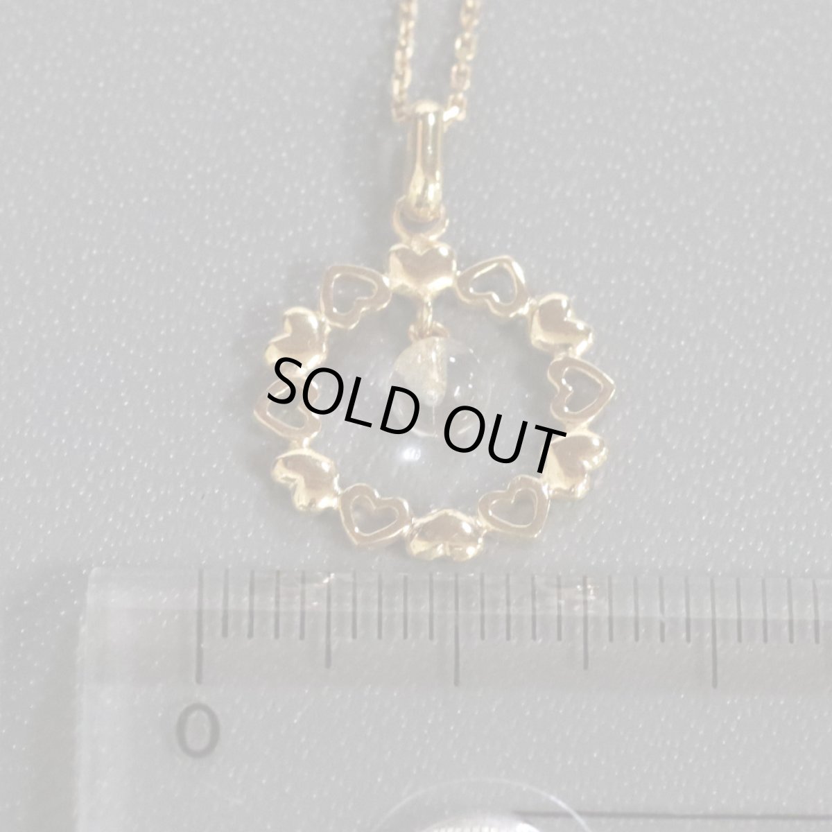 画像7: K18ムーンストーンペンダント 2.5g (7)