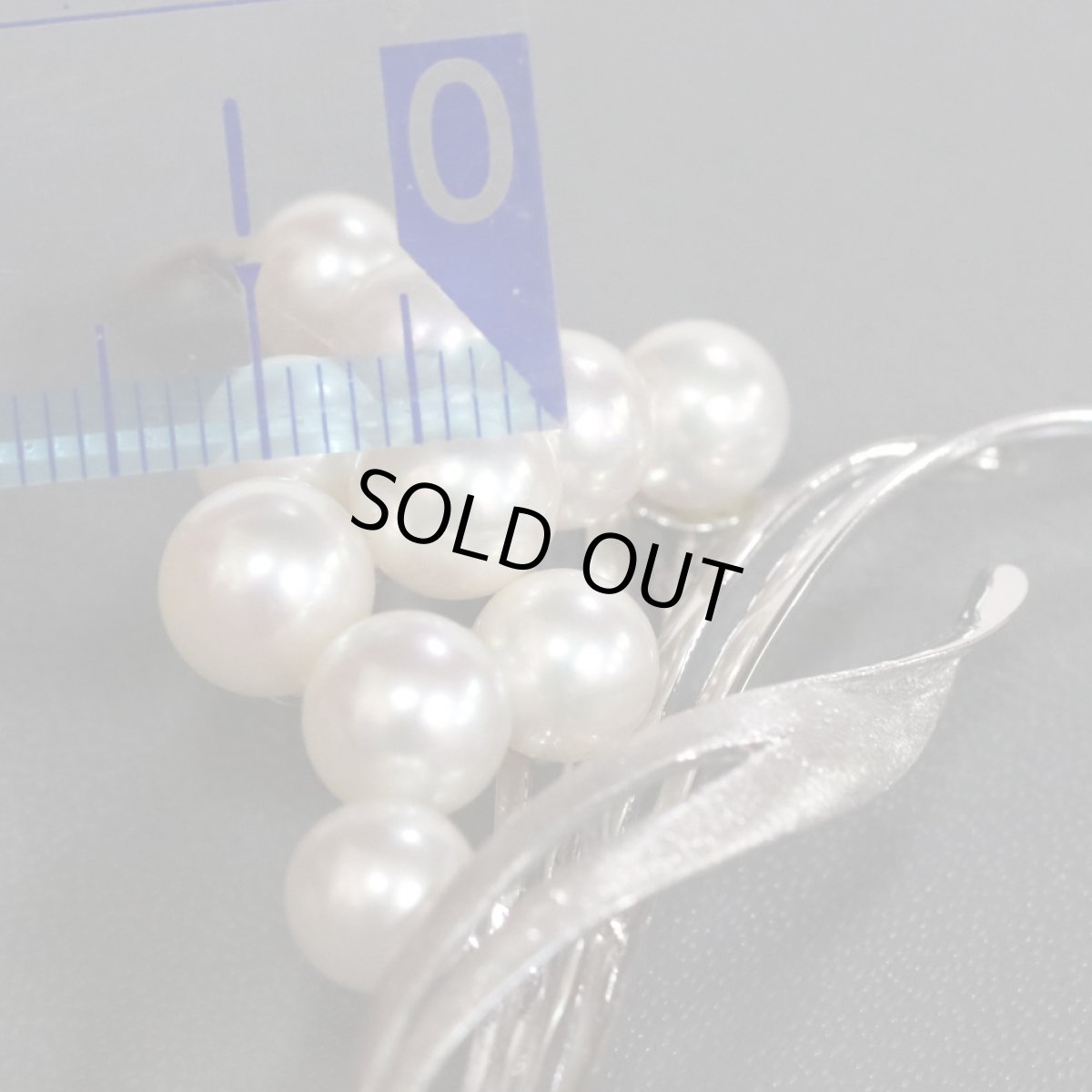 画像6: ミキモト K14WGパールブローチ 13.4g (6)