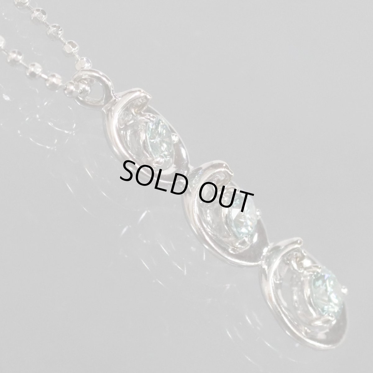 画像3: K18WGダイヤモンドネックレス D0.30 3.3g (3)