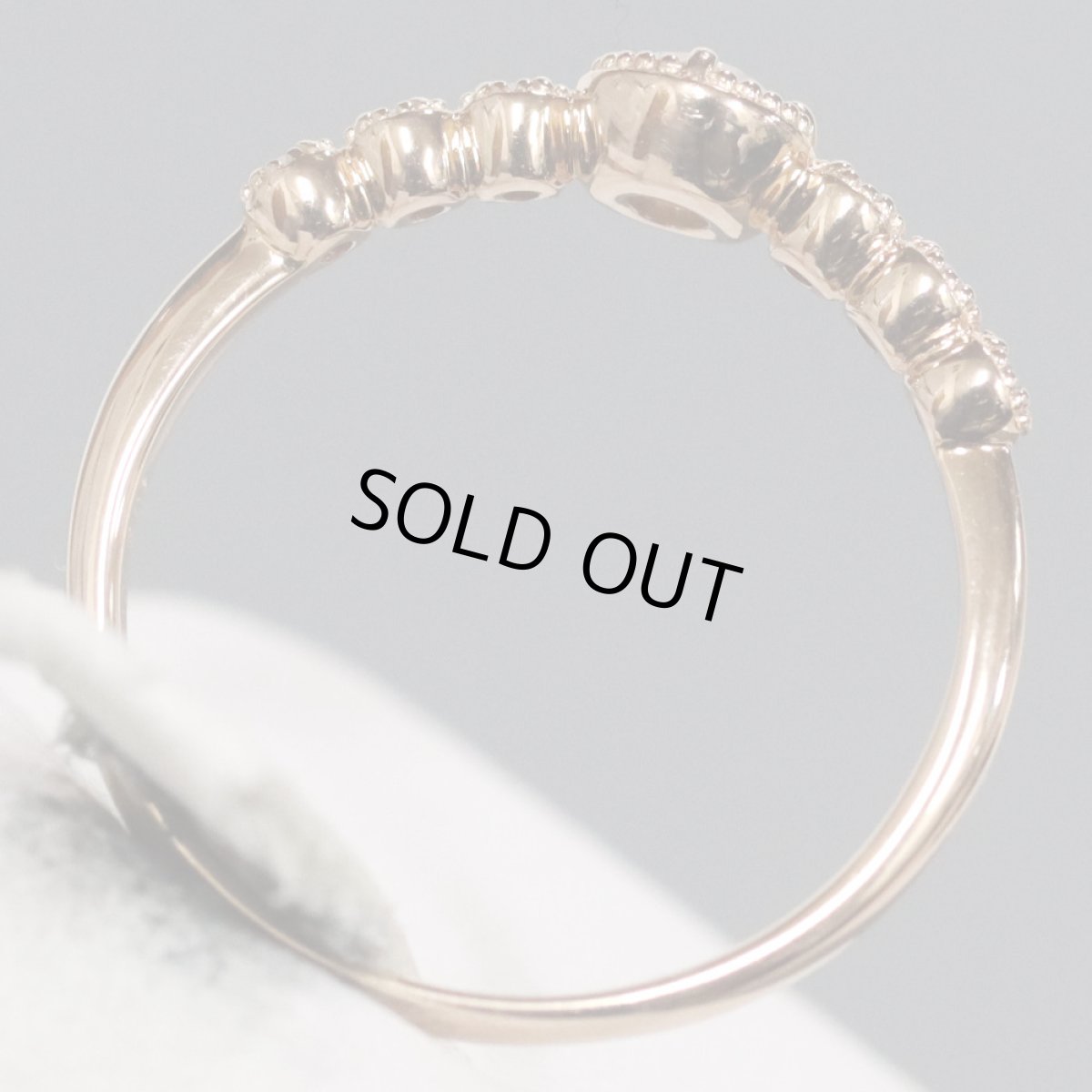 画像4: K18ダイヤモンドリング D0.20 D0.07 1.9g #11 (4)