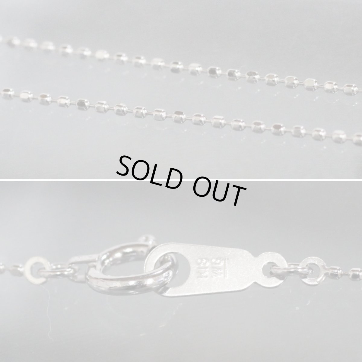 画像8: K18WGフェルドスパーネックレス 2.8g (8)