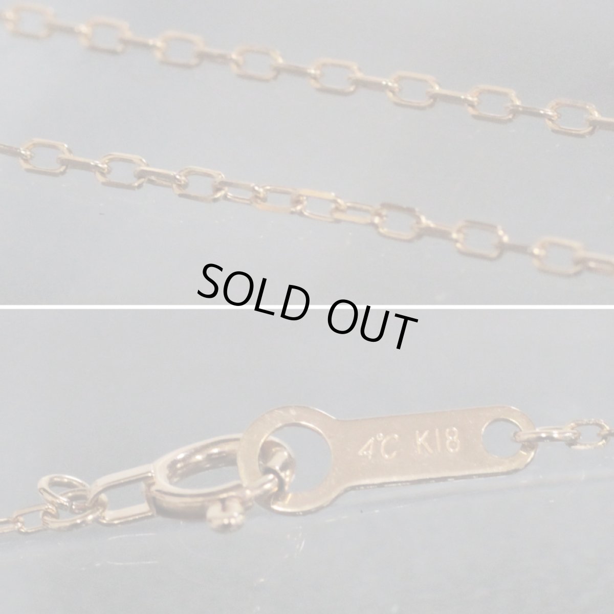 画像6: ヨンドシー K18PGダイヤモンドネックレス ハートモチーフ 2.2g (6)