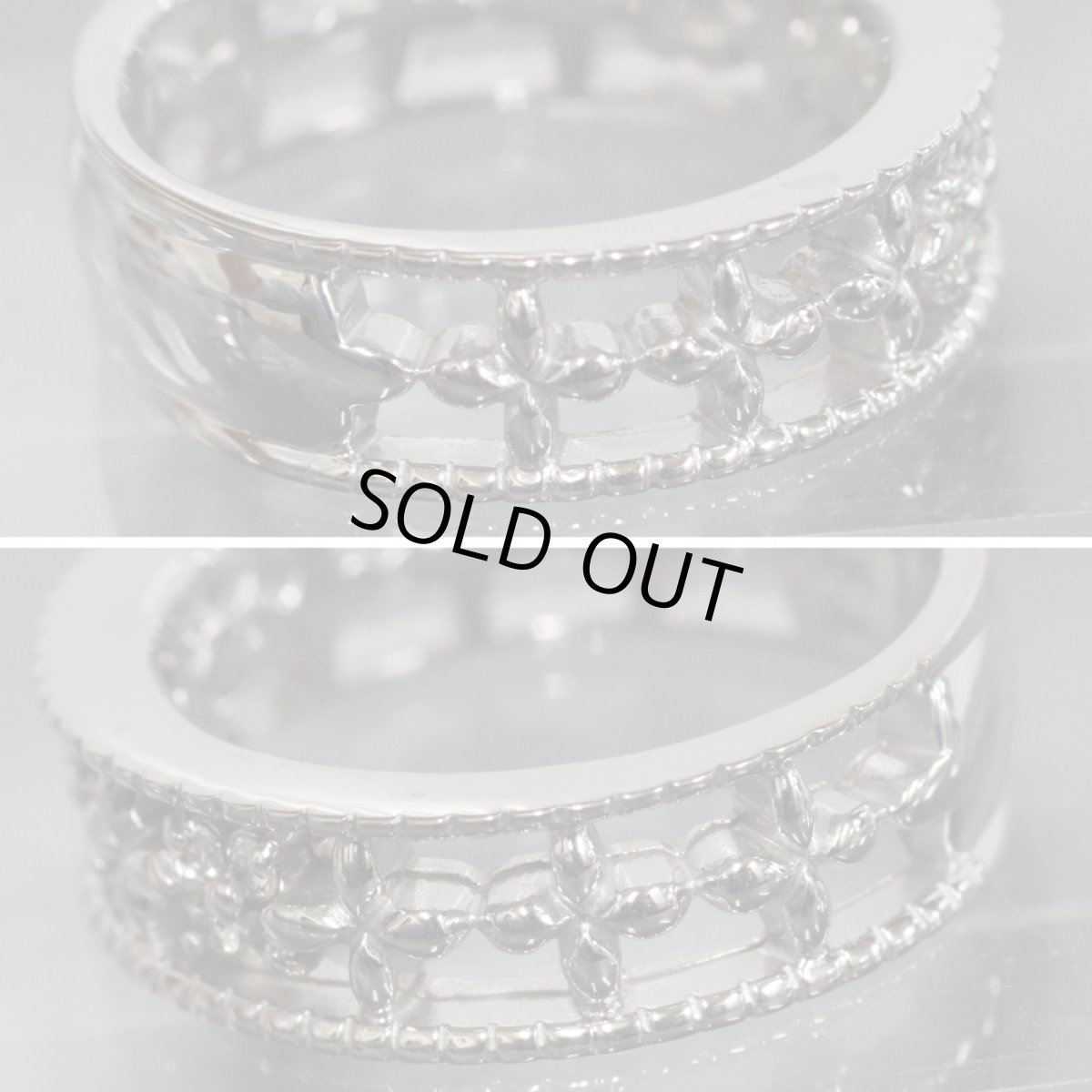 画像4: ヨンドシー K18WGダイヤモンドリング 5.8g #8 (4)