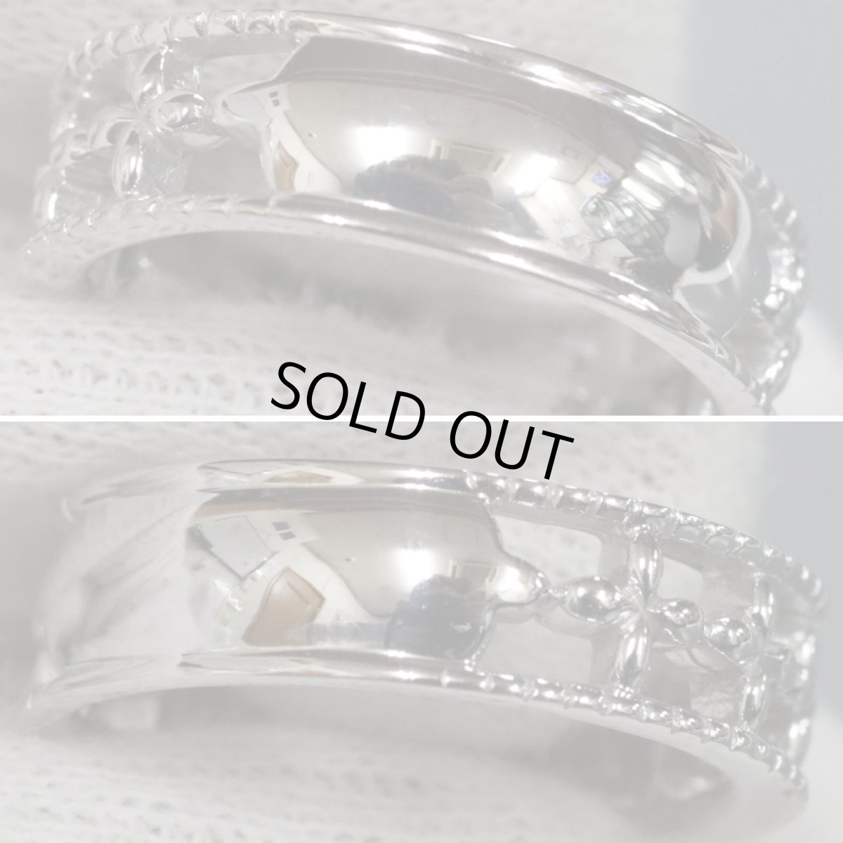 画像6: ヨンドシー K18WGダイヤモンドリング 5.8g #8 (6)