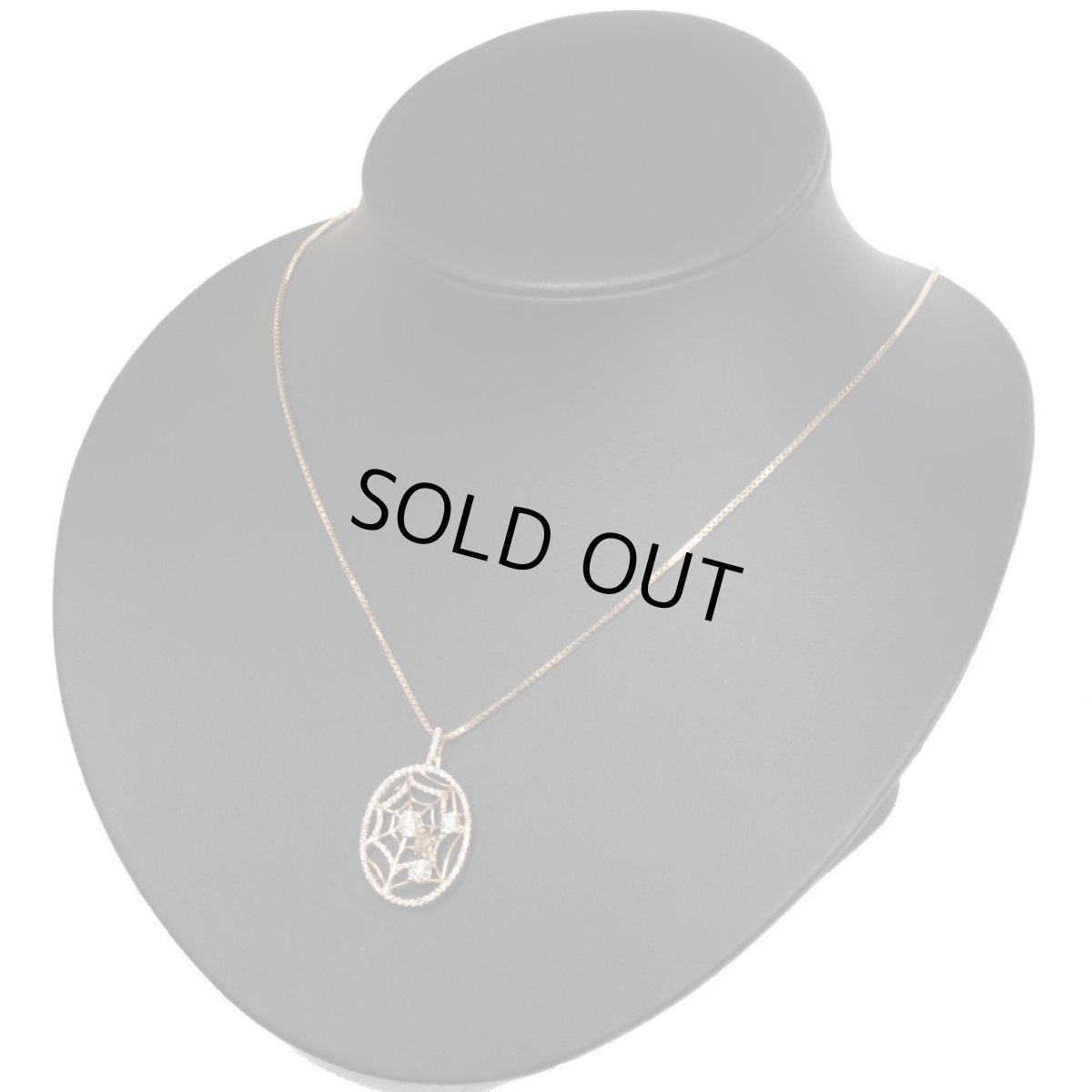 画像6: K18(PG)ダイヤモンドペンダント D0.317 D0.59 D1.04 8.8g ピンクゴールド (6)