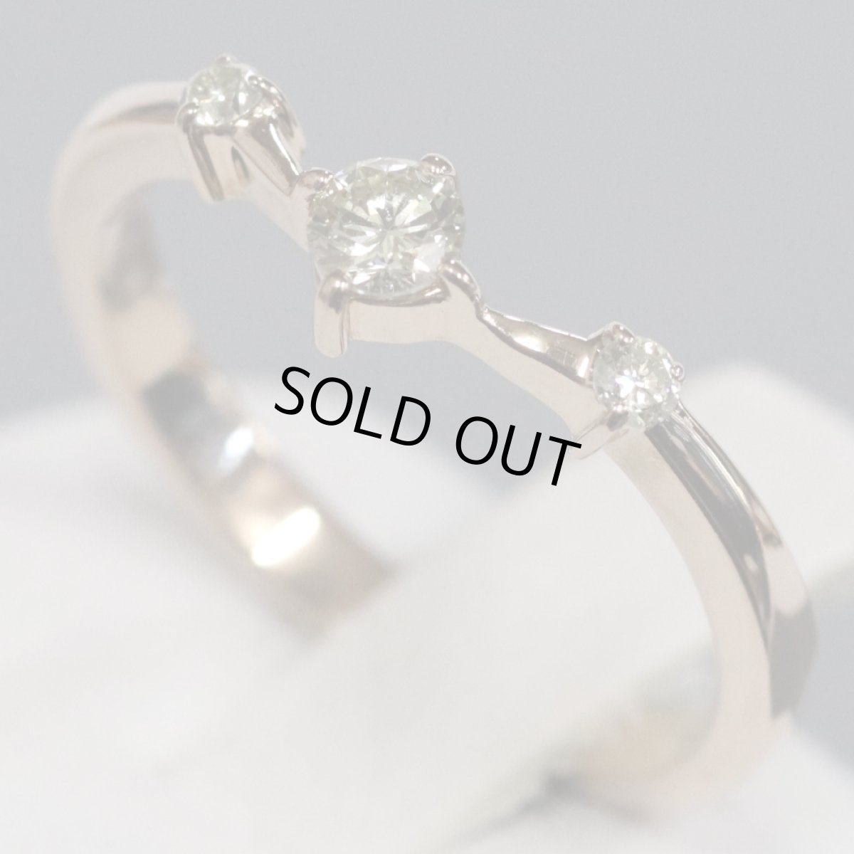 画像4: K18ダイヤモンドリング 2.5g #12 (4)