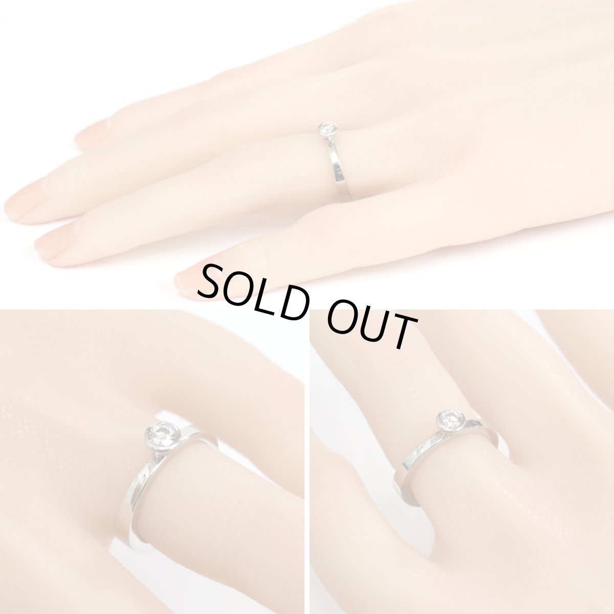 画像9: ソリテール プラチナ リング (9)