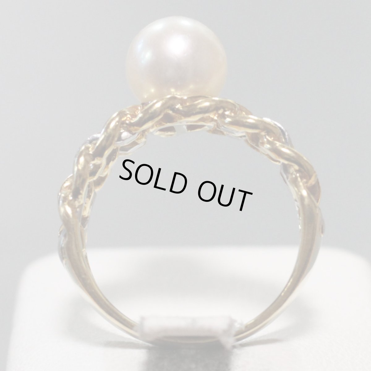 画像4: K18/Pt900パールリング 7.1g #12 (4)