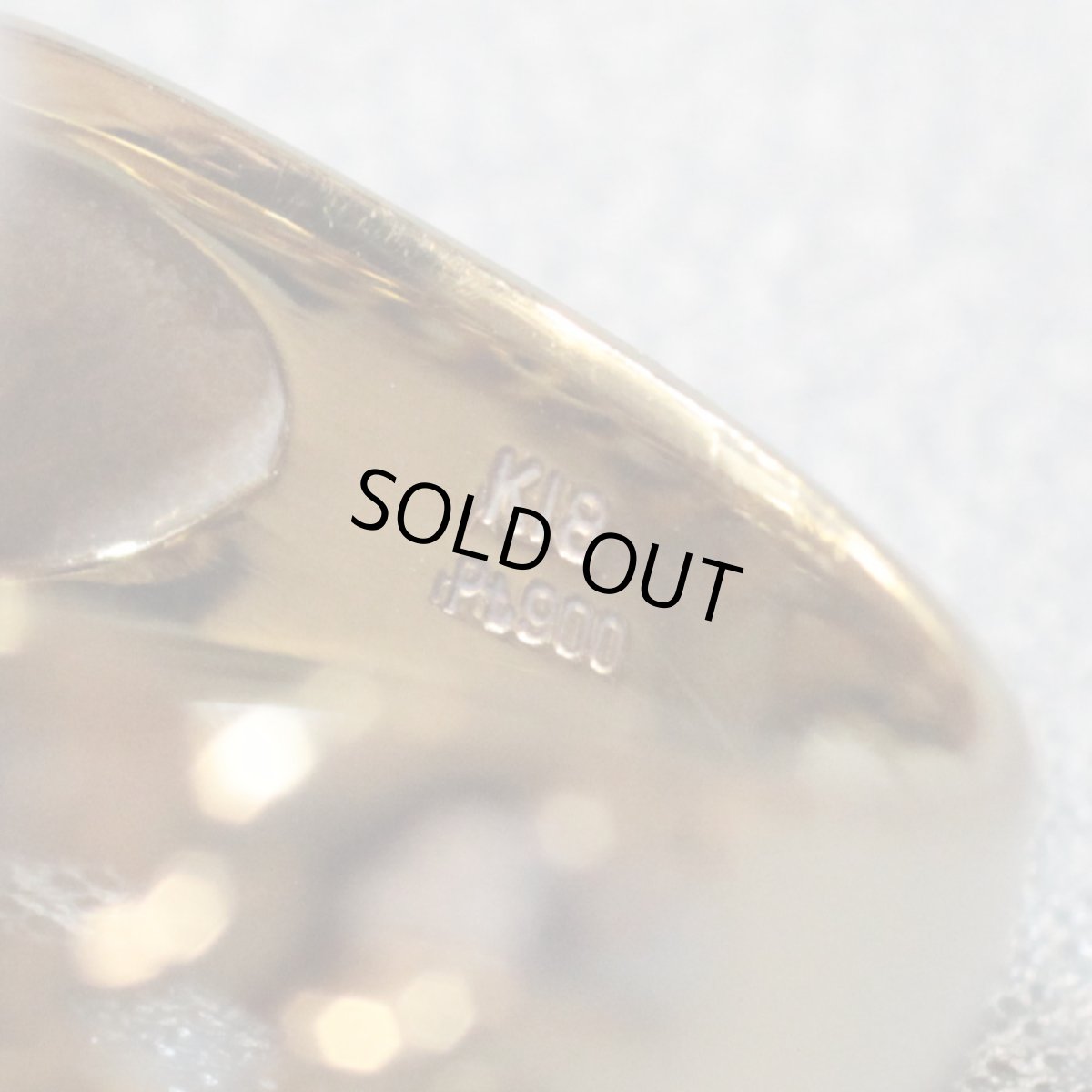 画像7: K18/Pt900パールリング 7.1g #12 (7)