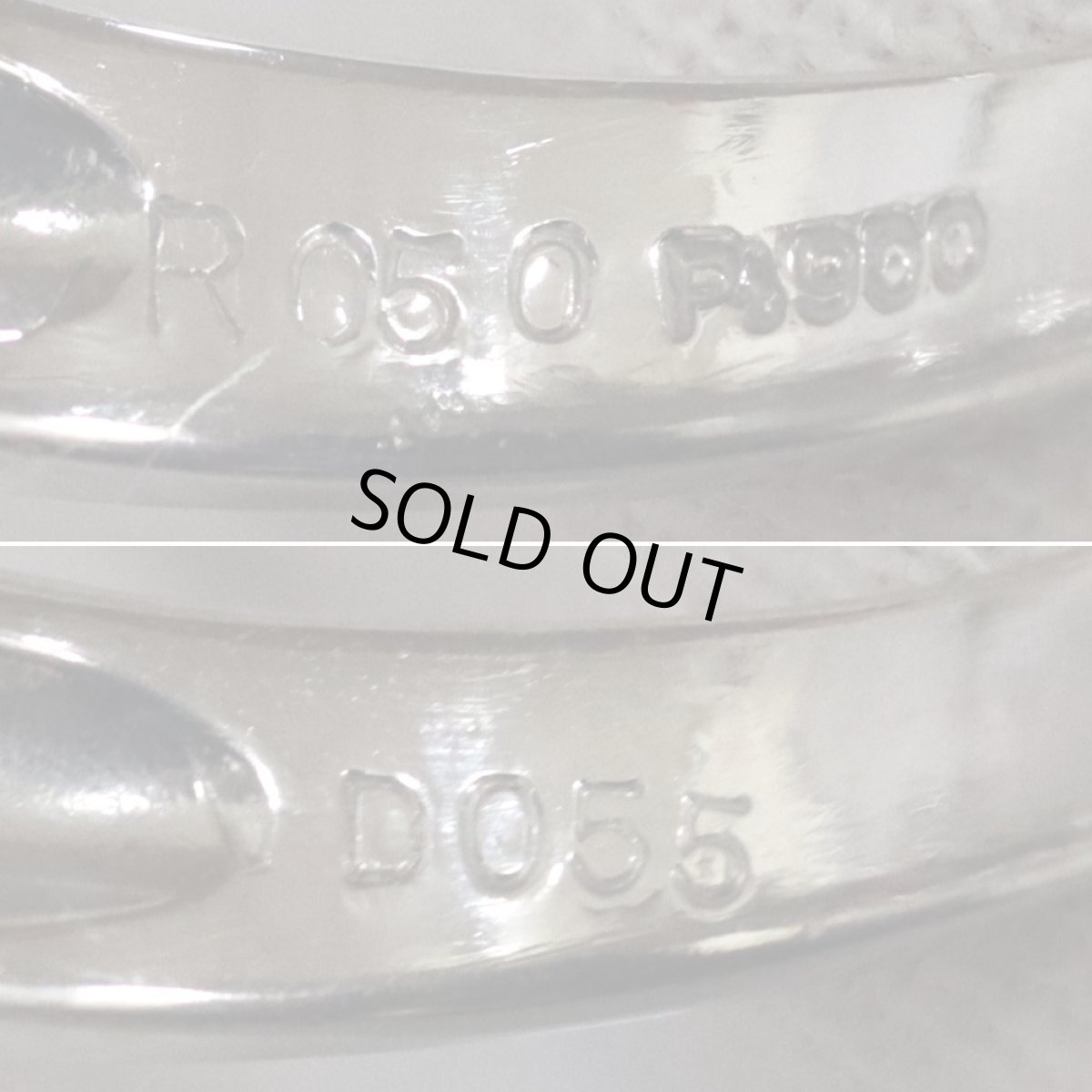 画像7: Pt900ルビーダイヤモンドリング R0.50 D0.55 7.3g #9 (7)